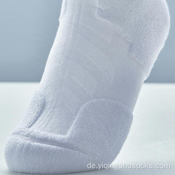 benutzerdefinierte diabetische Socken atmungsaktive Baumwoll weiße Farbe